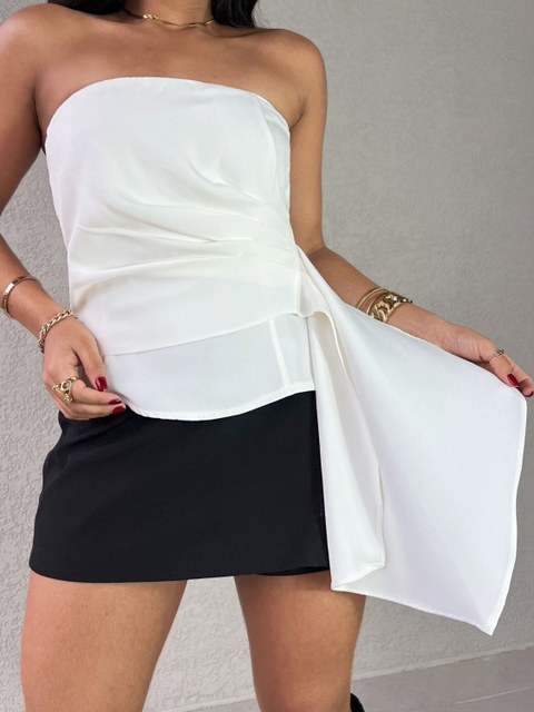 Blusa tomara que caia YY2905 ( alfaiataria)