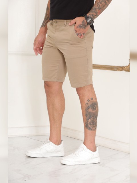 Bermuda Sport fino bolso faca/Embutido Várias Cores