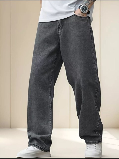 Calça Masculina Baggy Balão grafite estonada