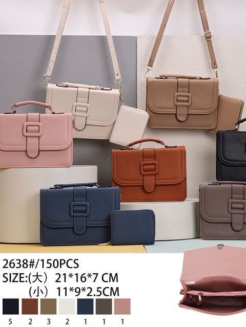 Kit Bolsa + carteira Femininas 3024