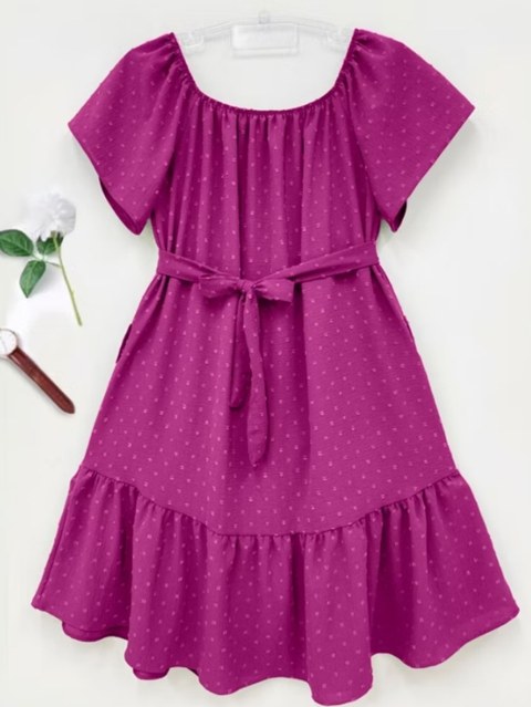 Vestido Slim e Plus Ciganinha Ombro a Ombro C2000