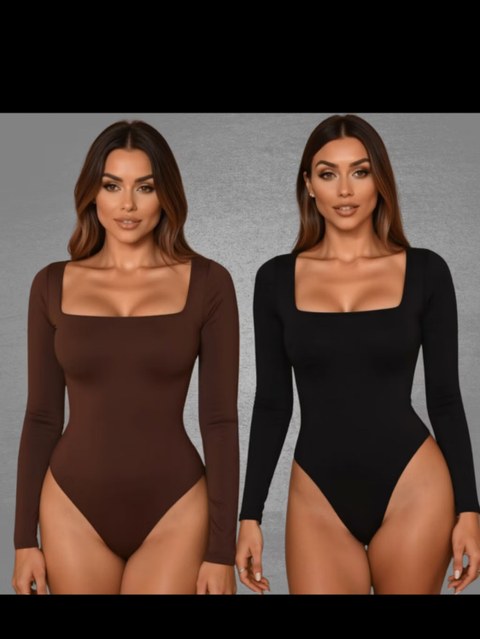 Body quadrado manga longa M G G1