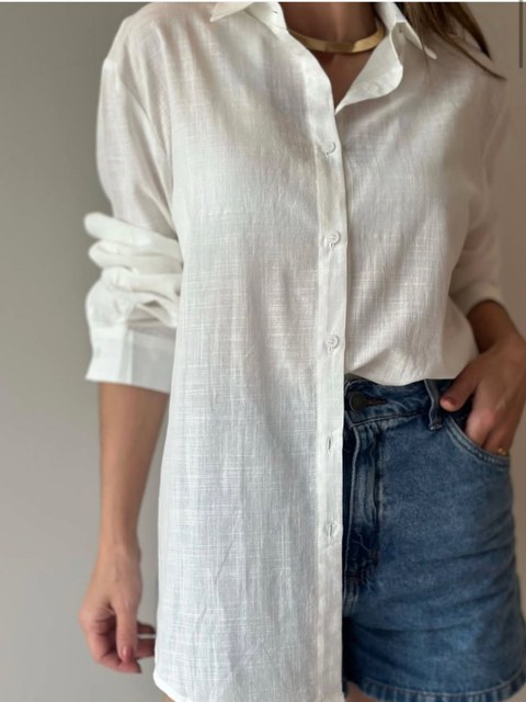 Camisa importado de linho