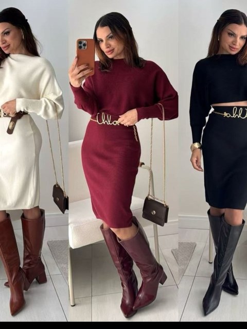 Conjunto de saia modal #Panpan-fashion