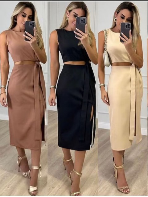 Conjunto Cropped  Lili moda feminina