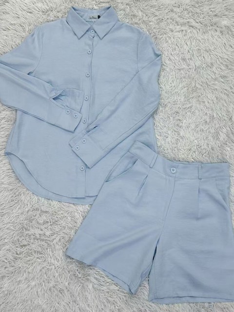 Camisa shorts terno/ marrant/ gold cat Moda Feminina