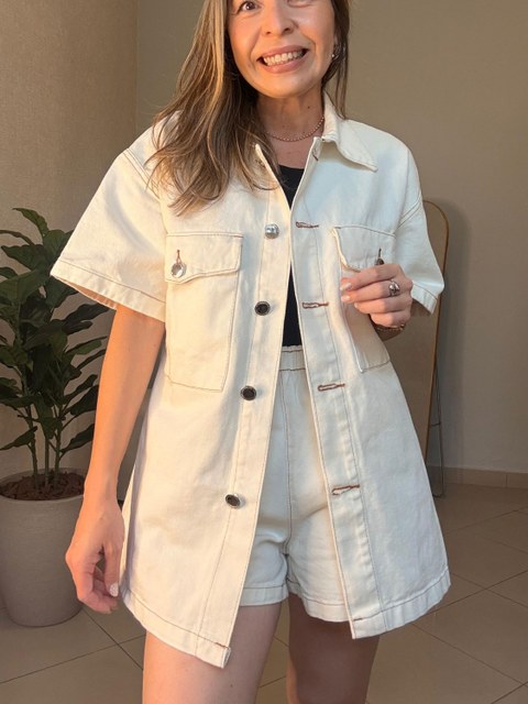 02021-Conjunto over size jaqueta com short