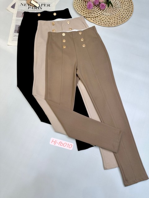 Calça Social com Botões Dourados (FB10)