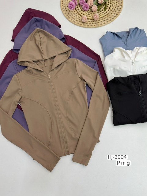 Blusa Feminina com Capuz e Zíper (3004)