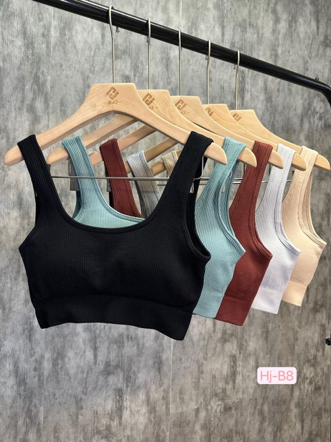 Top canelado com bojo removível (Sub8)