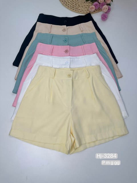 Short Alfaiataria Feminino com Bolsos (3284)