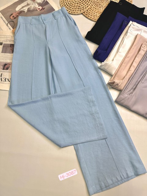 Calça pantalona de alfaiataria marrant (3087)