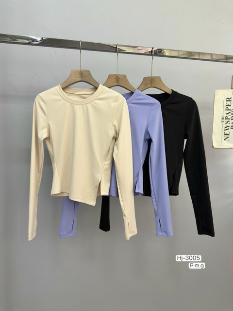 Blusa Feminina Manga Longa Básica (3005)