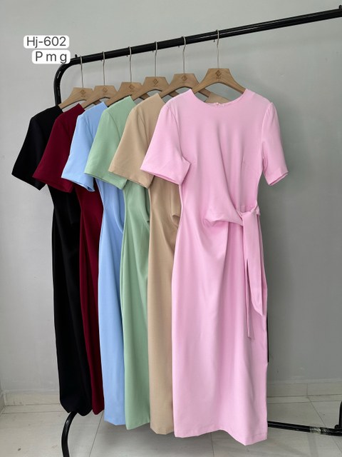 Vestido longo de amarra 602