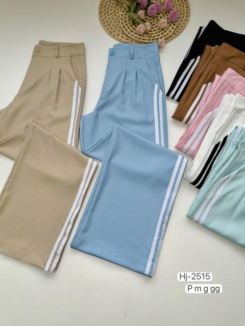 Calça Esportiva com Listras Laterais (2515)