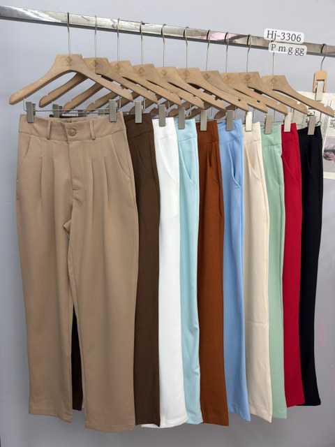 Calça Feminina Alfaiataria Cintura Alta (3306)