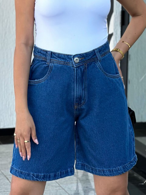 8205 kissmelady short jeans feminina mom