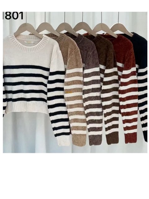 Blusa cropped chenille importado Feng