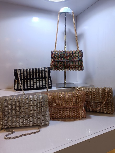 Bolsa festa pedraria feminino 602