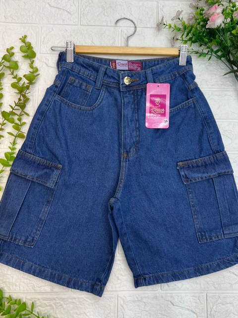 Bermuda Feminina Cargo Nova Tendencia