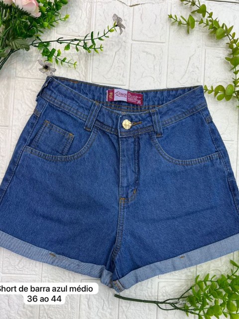 Short Feminino Barra Virada Rouch