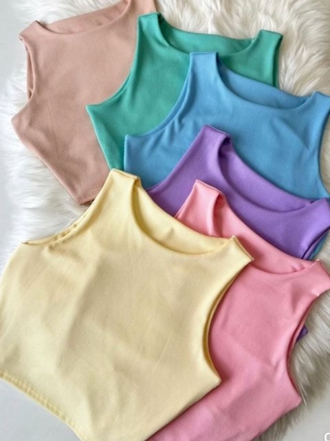 Croped Regata  Búzios Moda Blogueira Moda Gringa Verão