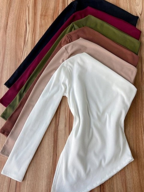 Blusa Mula Manca Assimétrica Moda Blogueira