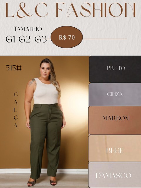 Calças plus