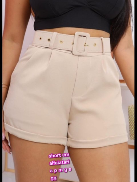 Shorts em Alfaiataria P/M/G e GG