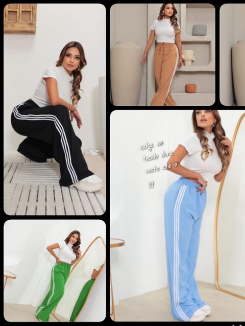 Calça em tecido sensorial marrant m g gg