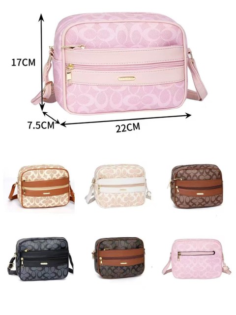 Bolsa KIT5 cores pequena Transversal  Femininas  Oscar Bolsa