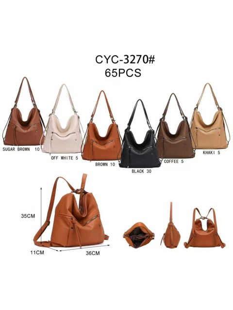 Bolsa vira mochila Femininas Oscar Bolsas Modas