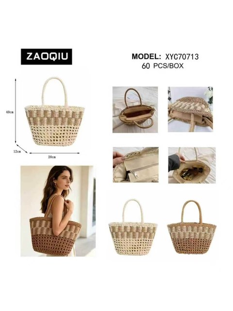 Bolsa palha praia Femininas Oscar Bolsas Modas