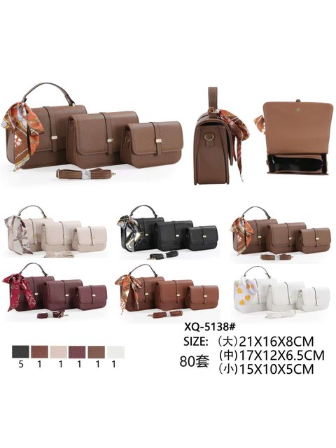 KIT3 Bolsa Pequena Transversal Oscar Bolsas Modas