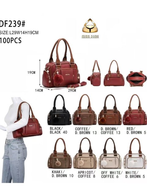 Bolsa MeidiaTransversal  com pompom Oscar Bolsas Modas