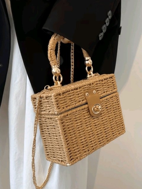Bolsa PalhaTransversal  Femininas Oscar Bolsas Modas