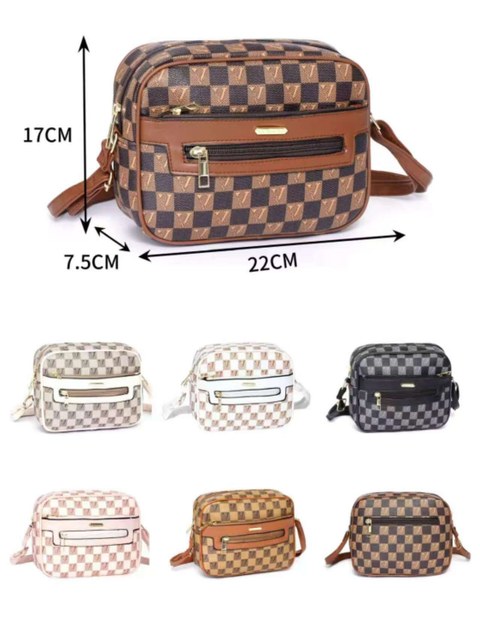 Bolsa KIT5 cores pequena Transversal  Femininas  Oscar Bolsa