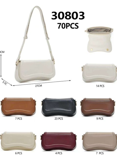 Bolsa Feminina baquete Tiracolo transversal 30803#