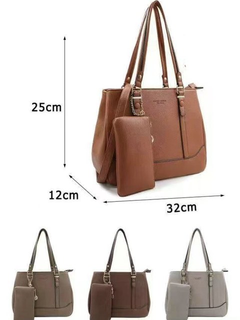 Bolsa Feminina Grande Ombro Transversal e chaveiro 01035#