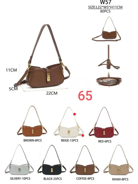 Bolsa transversal e de ombro W-57