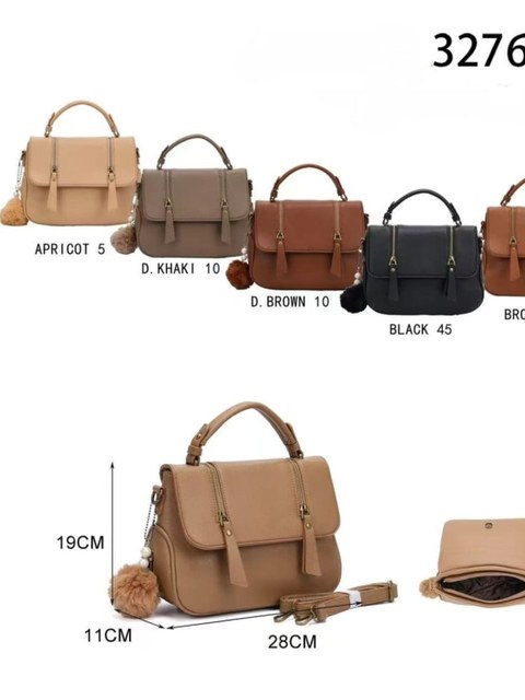 Bolsa baú feminina 3276#