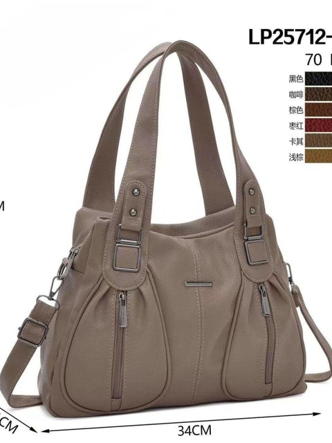 Bolsa feminina de couro 25712-12