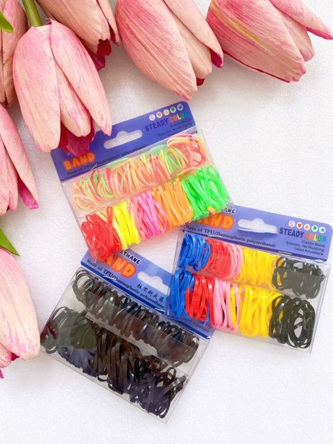 Cartela de liguinha de cabelo