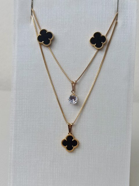 Conjunto de trevo e ponto de luz