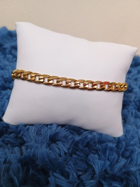 Pulseira masculina com fecho gaveta