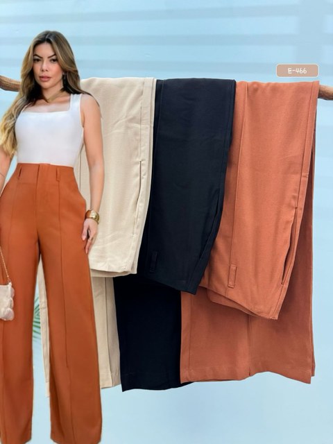 E-466.  Calça pantalona - marrante