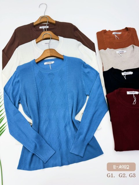 E-A982 Blusa - G1. G2.  Modal