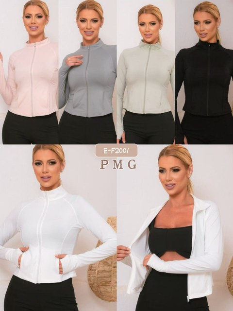 E-F2001 Jaqueta fitness - P M G - Poliamid