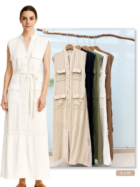 E-L158. Vestido - P M G - marant