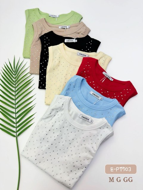 E-PT703 Regata - M G GG - algodão com brilho